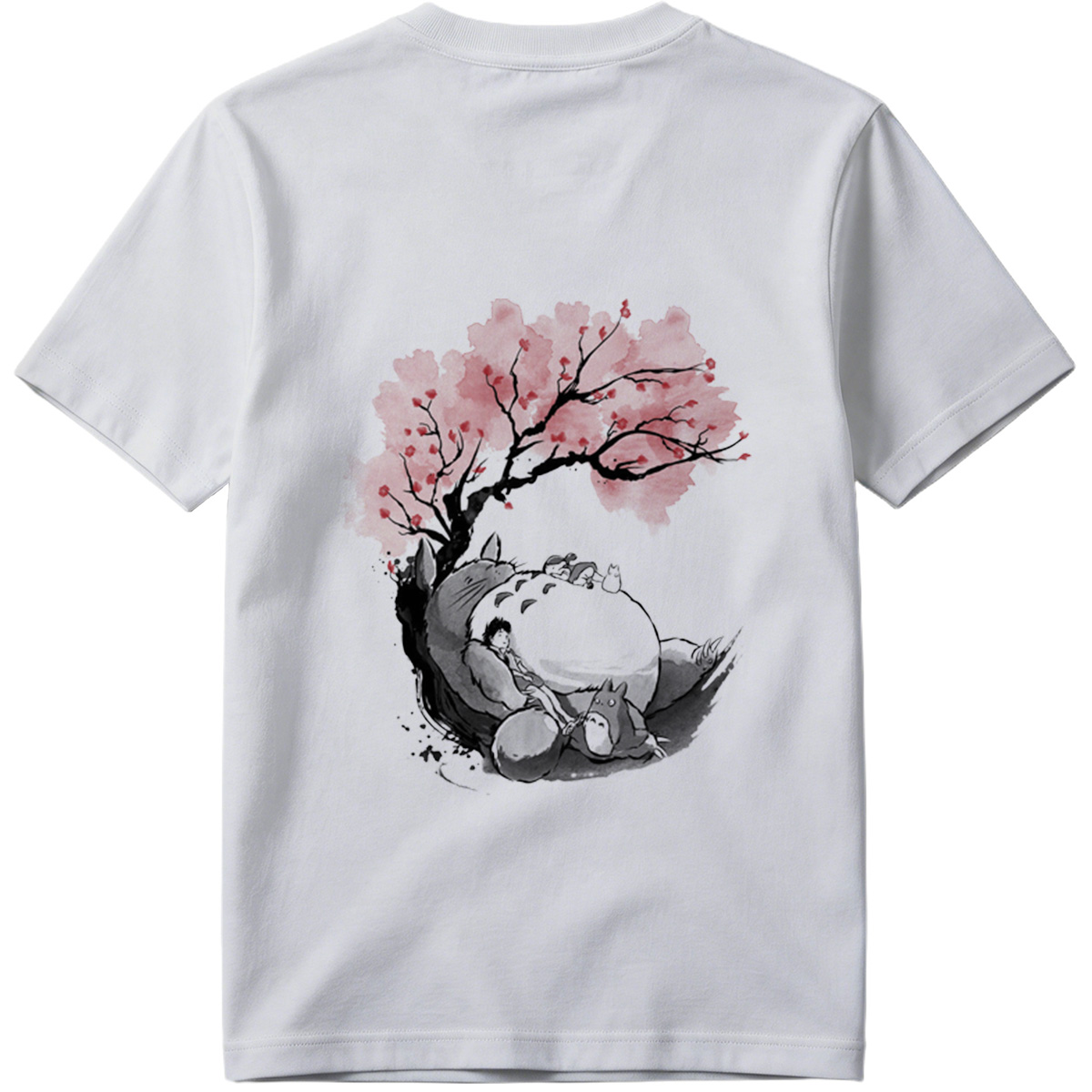 My Neighbor Totoro: Mei and Totoro Under Cherry Blossoms - Tee