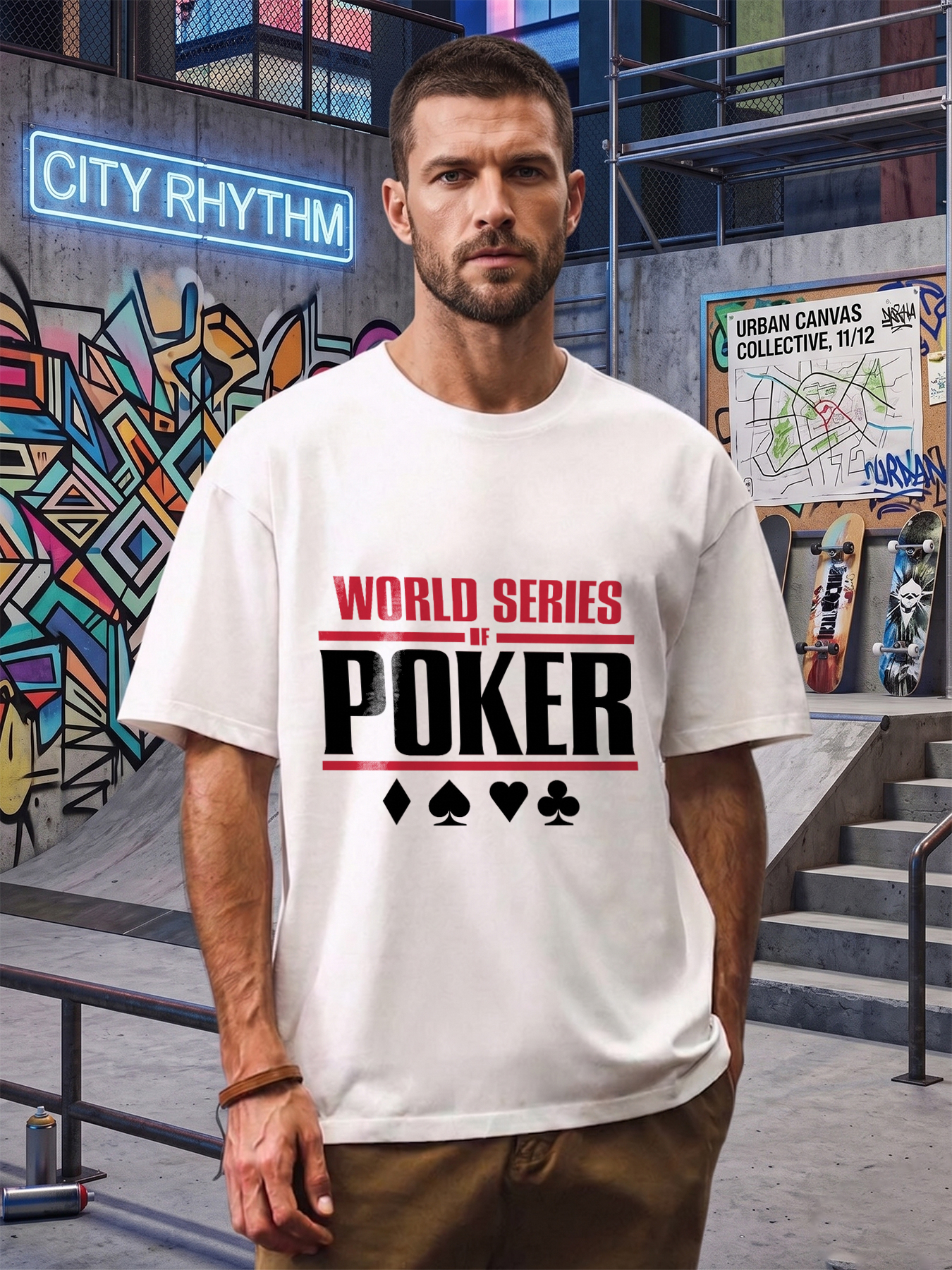 Men's World Series of Print T-Shirt Casual Round Neck Summer Lightweight Breathable Short Sleeve Tee for Sports Fans and Outdoor Activities Adult Unisex Streetwear Fashion