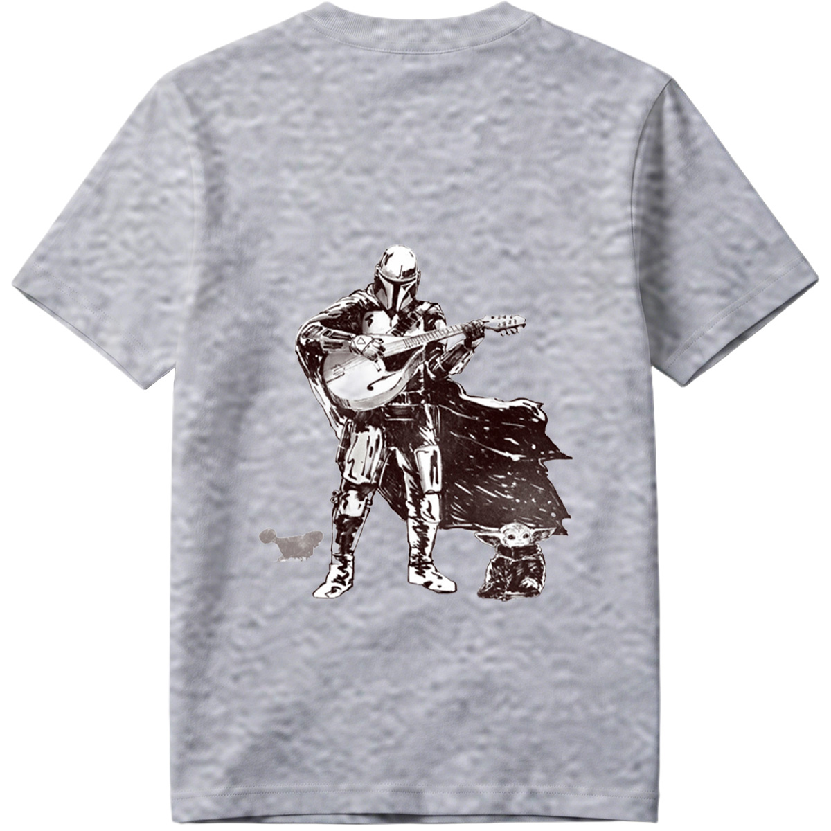 The Mandalorian and Grogu Playing Guitar - Tee