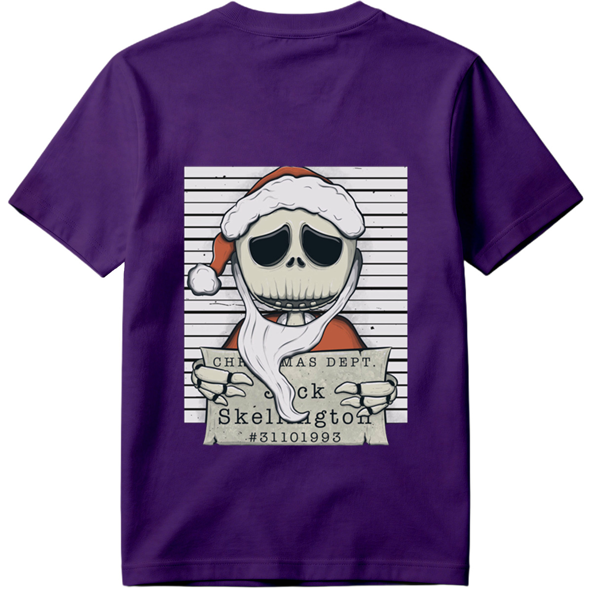Jack Skellington Christmas Dept Mugshot - Tee