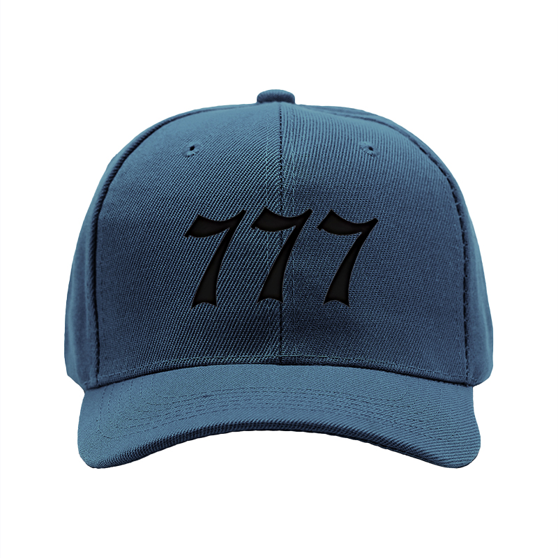 1pc New Baseball Cap with 777 Print Design Unisex Adjustable Hat for Outdoor Activities and Casual Wear Suitable for Adults and Teens