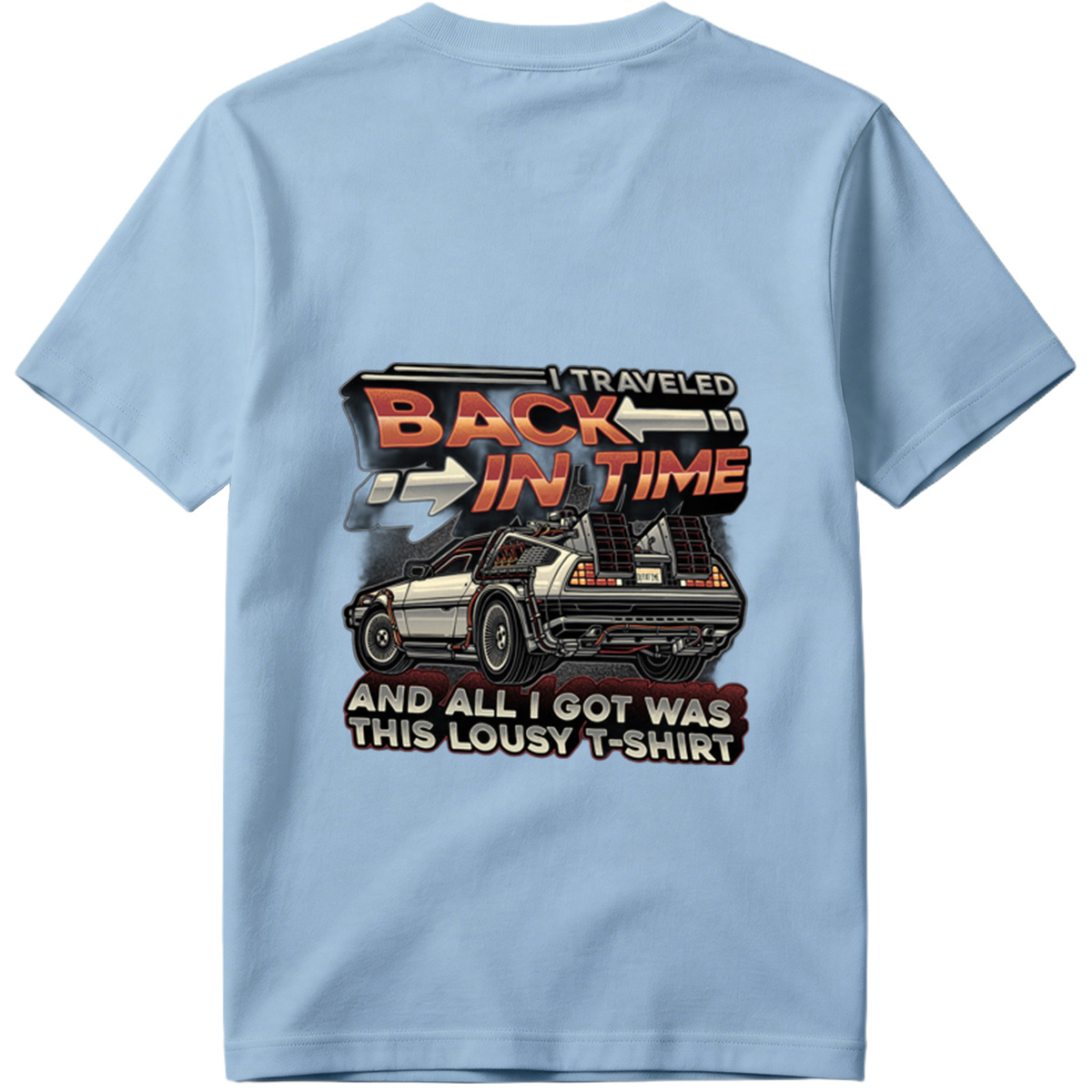 Back to the Future - DeLorean Time Machine T-Shirt - Tee