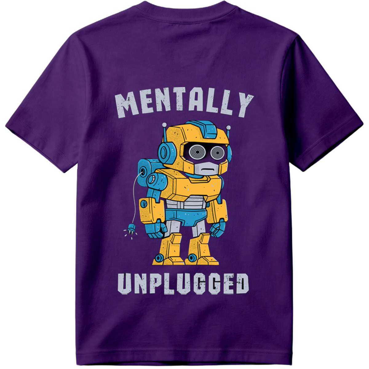 Mentally Unplugged Robot Design - Tee