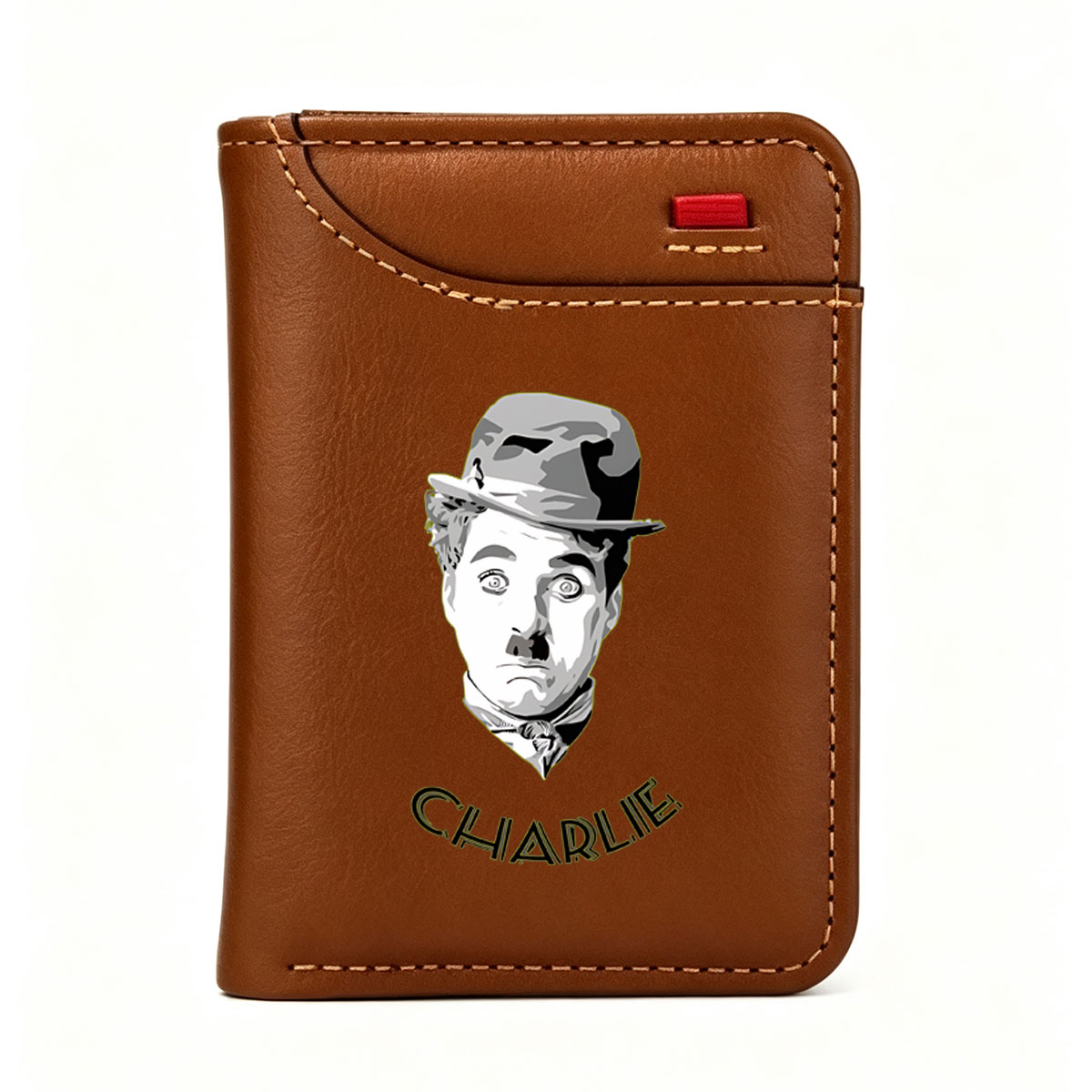 Charlie Chaplin: Iconic Actor and Filmmaker - Vertical Style Wallet