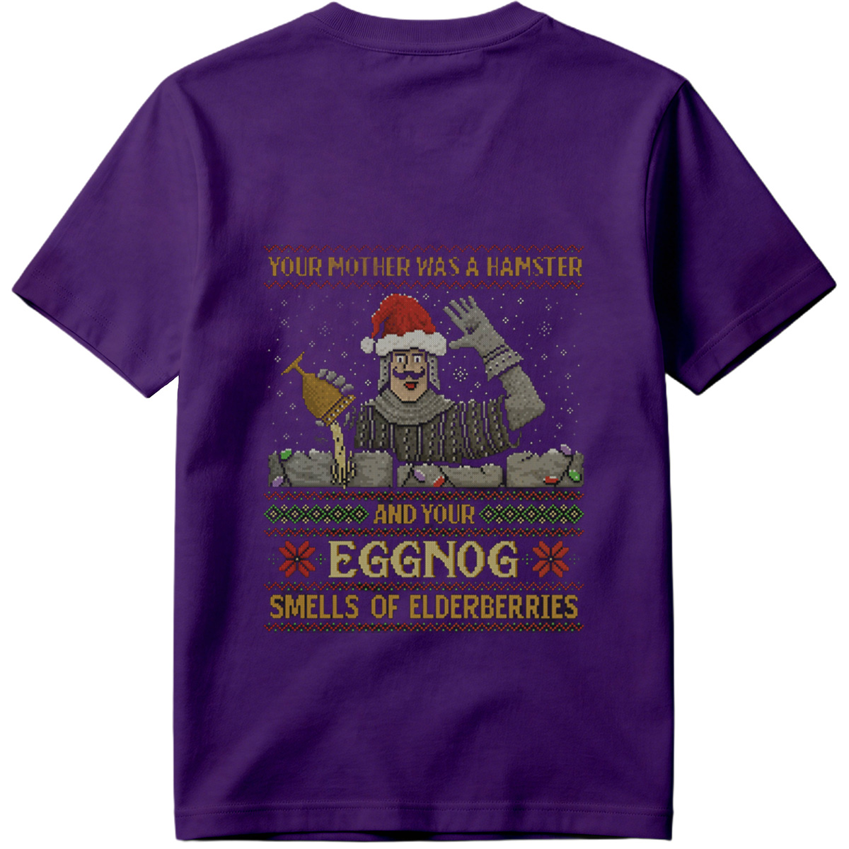 Monty Python and the Holy Grail - King Arthur Christmas Sweater - Tee
