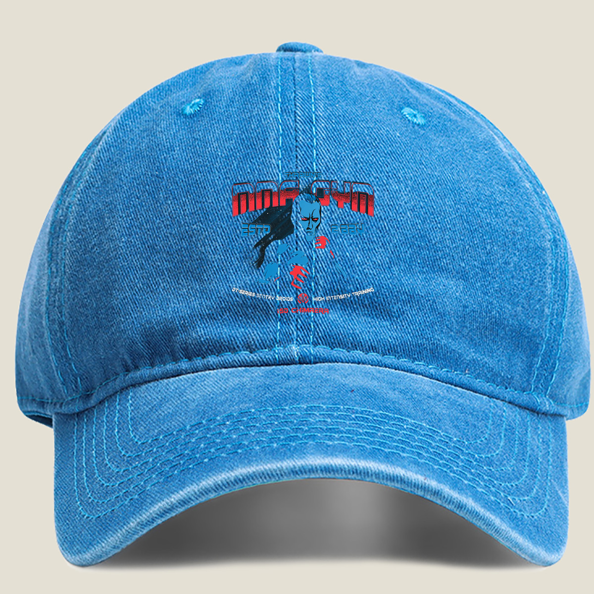 Thrawn's Dark Gym: DT-Series Sentry Droids & ISD Chimera - Washed Denim - Baseball Cap