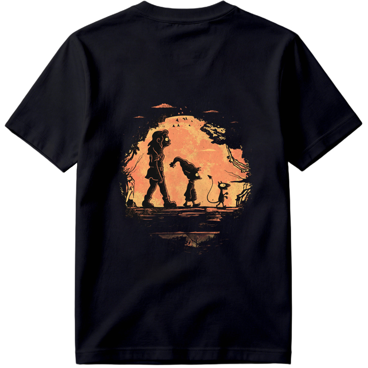 Coraline and the Other Mother with Cat - Tee
