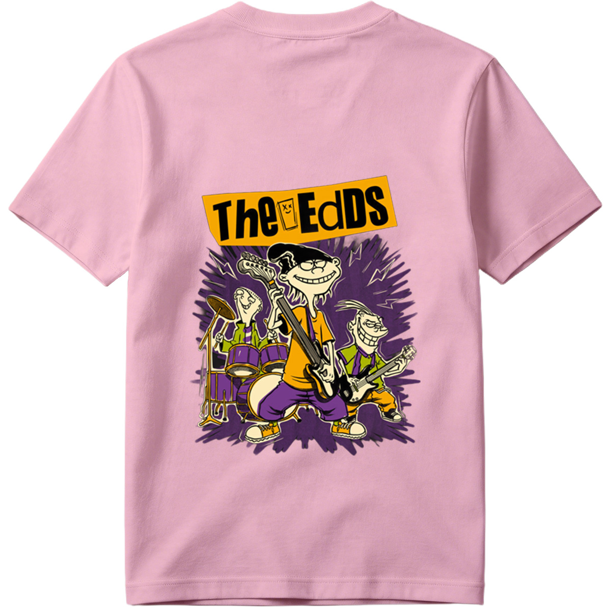 The Eds: Eddy, Ed, and Double D in Rock Band Action - Tee