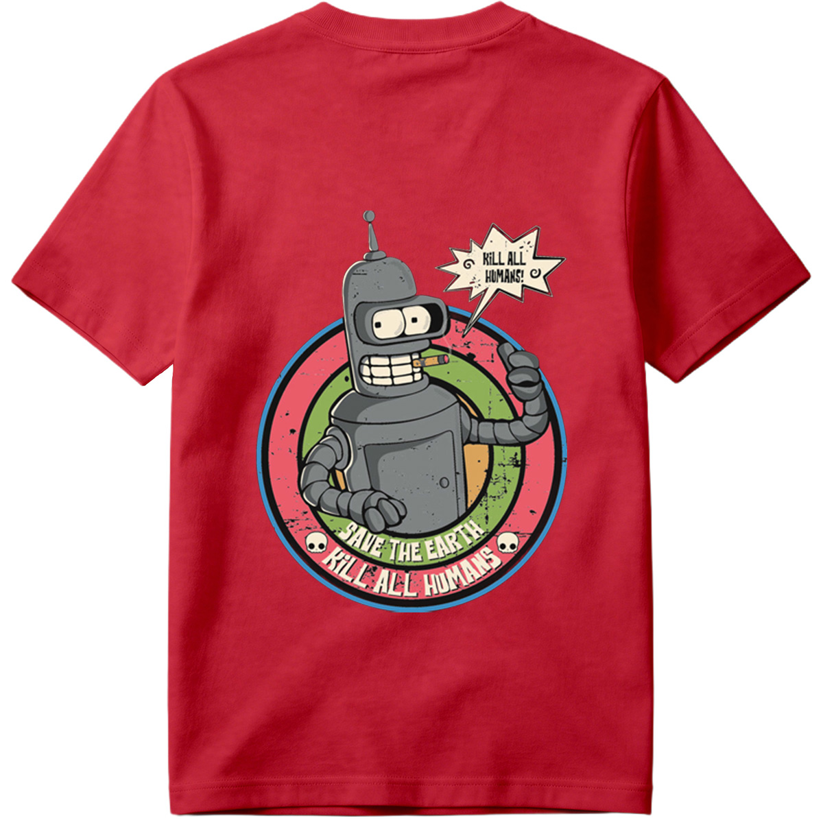 Futurama Bender: Save the Earth, Kill All Humans - Tee