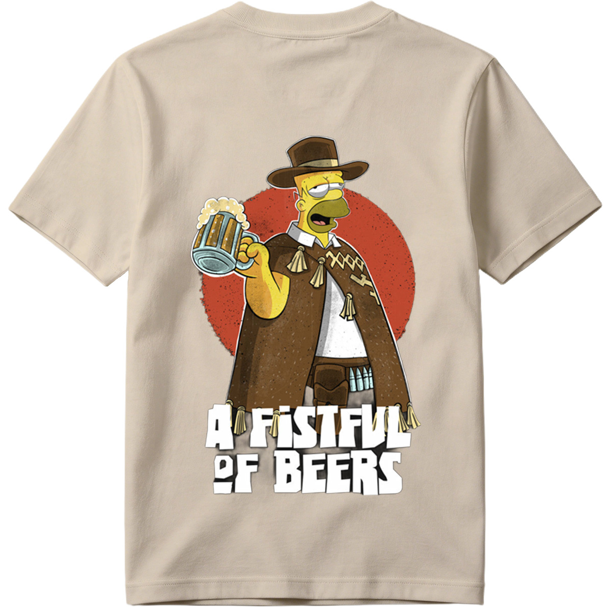 A Fistful of Beers - Homer Simpson - Tee