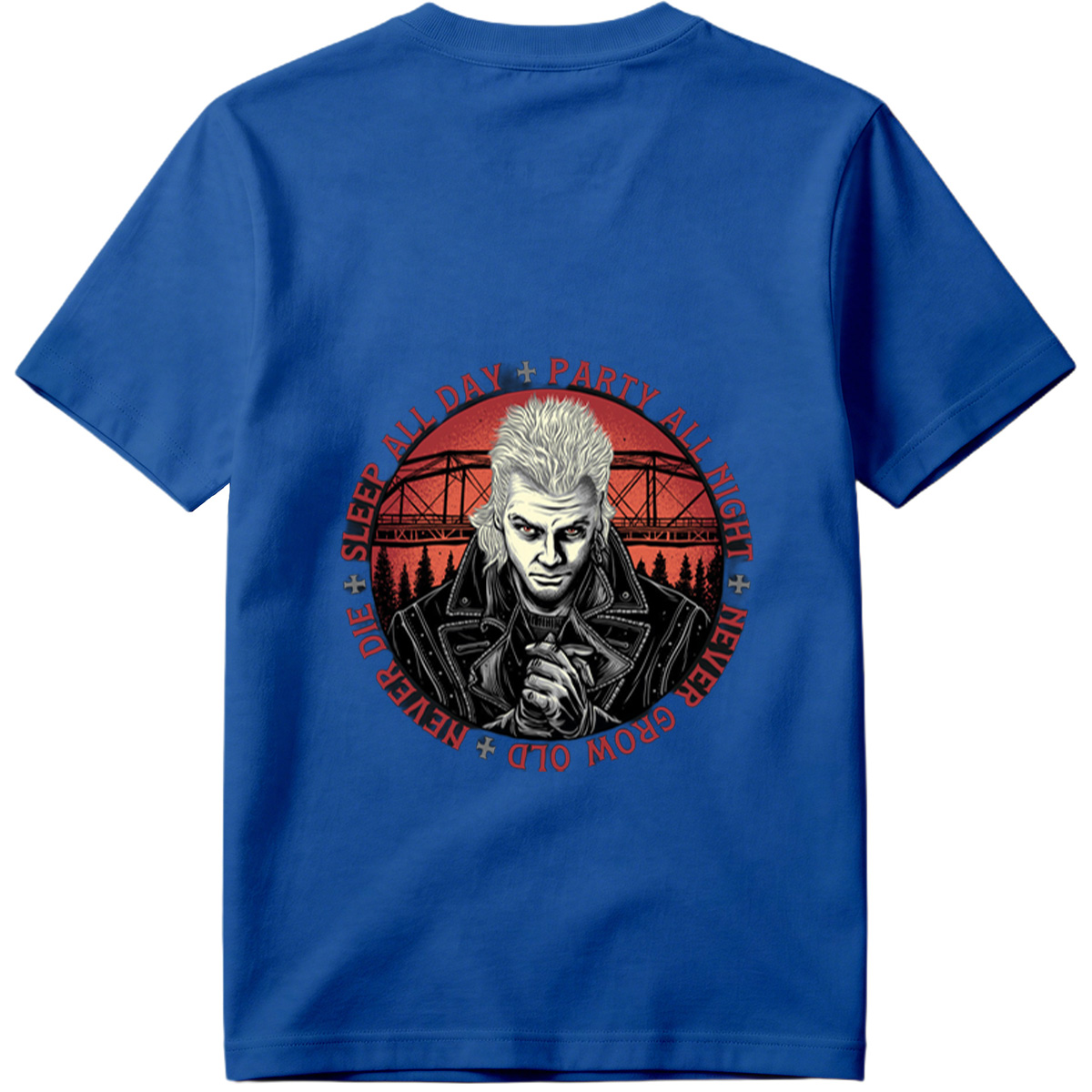 Johnny Silverhand: Sleep All Day, Party All Night, Never Grow Old, Never Die - Tee