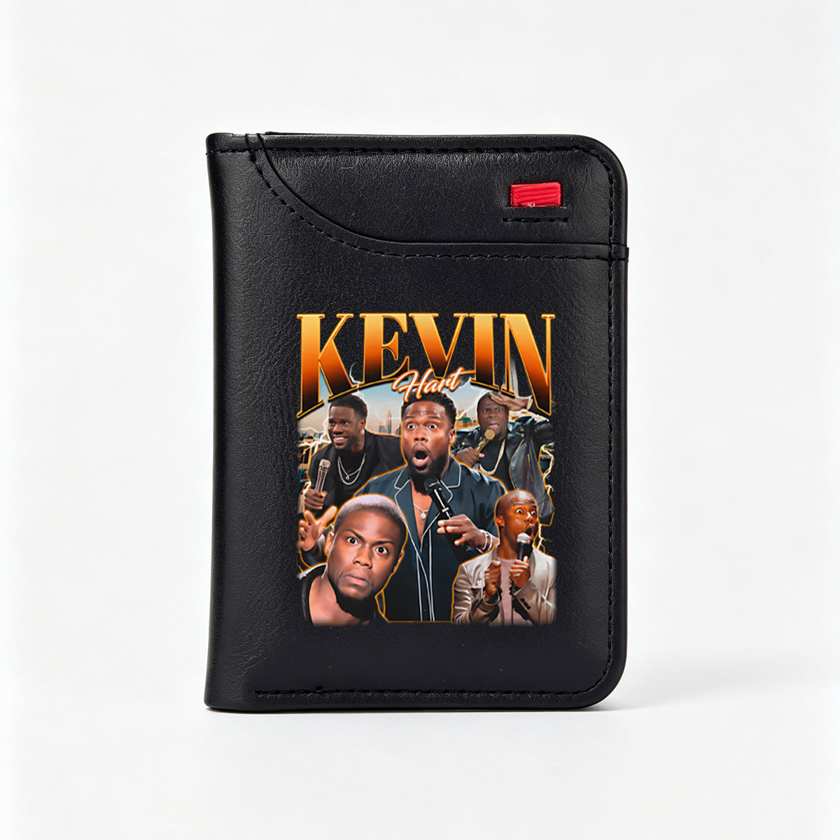 Kevin Hart: Comedy Legend in Action - Vertical Style Wallet