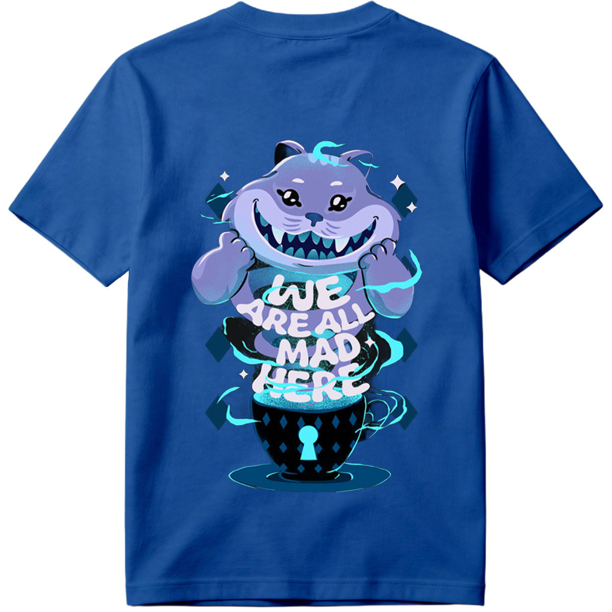 Alice in Wonderland: Cheshire Cat in Tea Cup - Tee