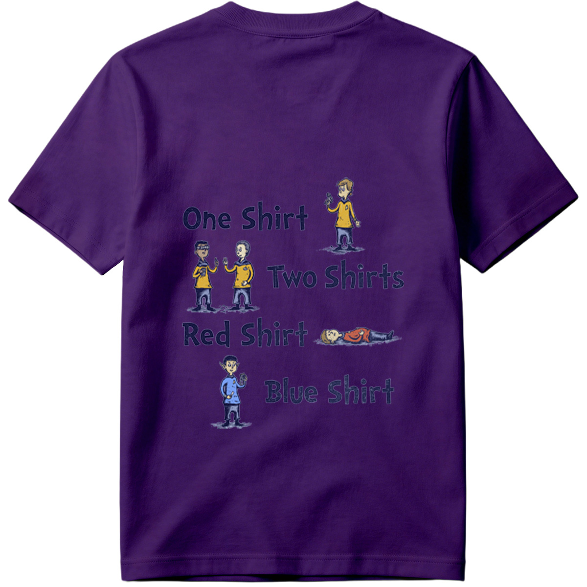 Star Trek: One Shirt, Two Shirts, Red Shirt, Blue Shirt - Tee