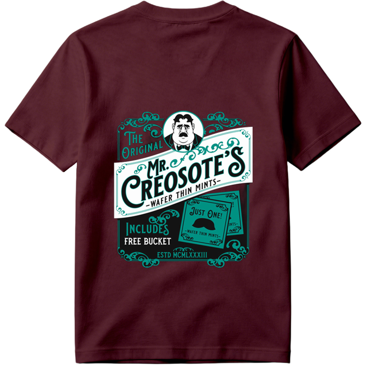 Mr. Creosote's Wafer Thin Mints - The Original with Free Bucket - Tee