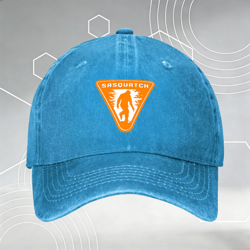 New Baseball Cap with Batting Silhouette Print and 