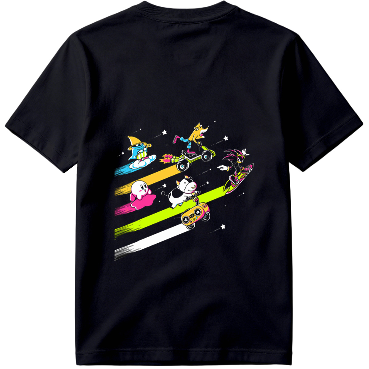 Sonic, Kirby, and Friends Racing Through Space - Tee