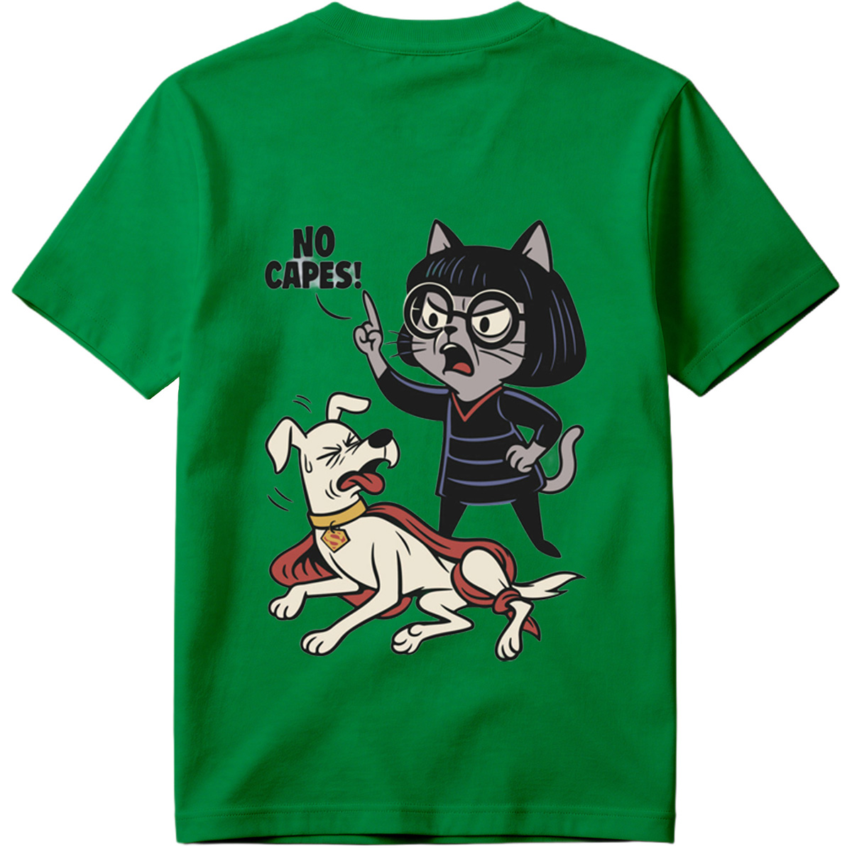 Krypto the Superdog and Streaky the Supercat: No Capes! - Tee