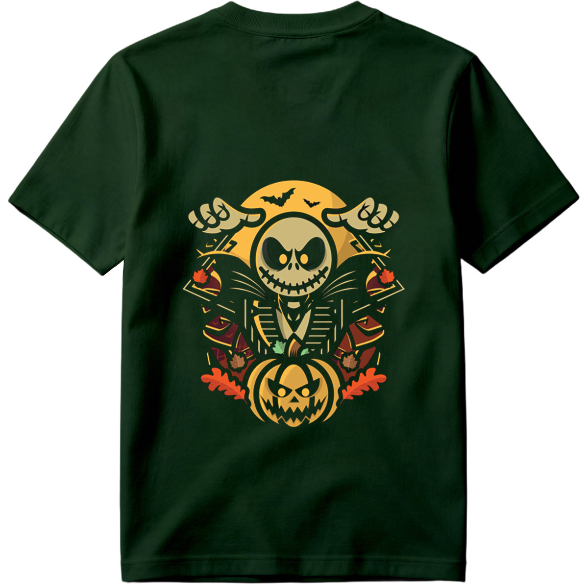 Jack Skellington and Pumpkin King Halloween Design - Tee