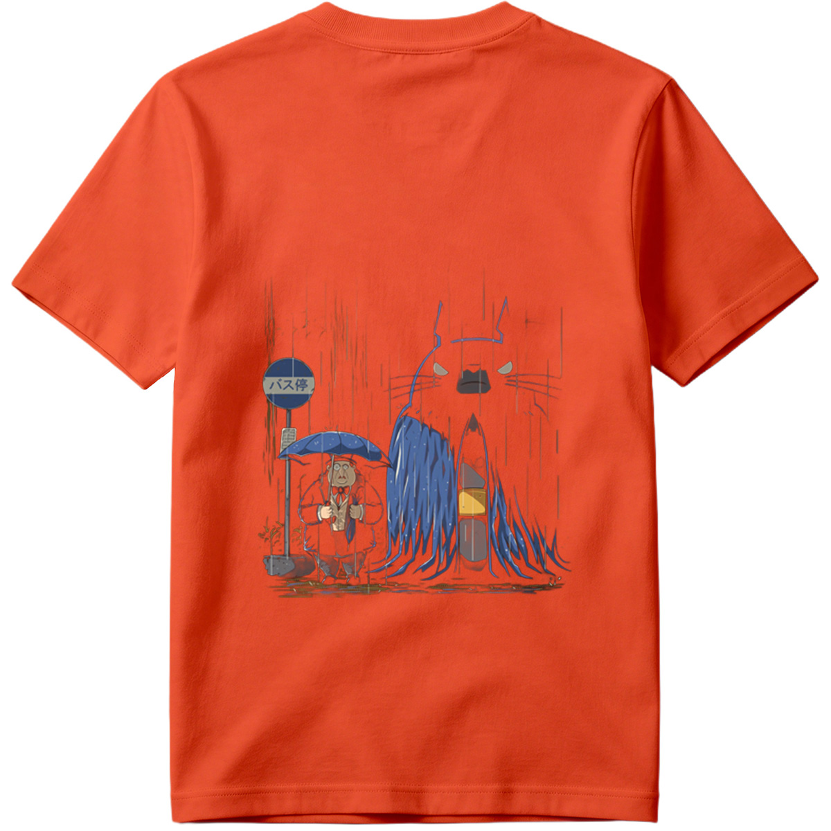 Batman and Alfred at the Bus Stop - Tee