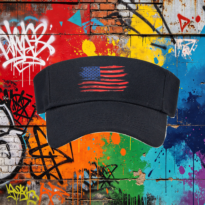 Unisex Classic Mesh Back Cap with USA Flag Print Design - Lightweight Breathable Sun Hat for Outdoor Activities, Perfect for Men and Women Who Love Patriotic Style and Casual Wear