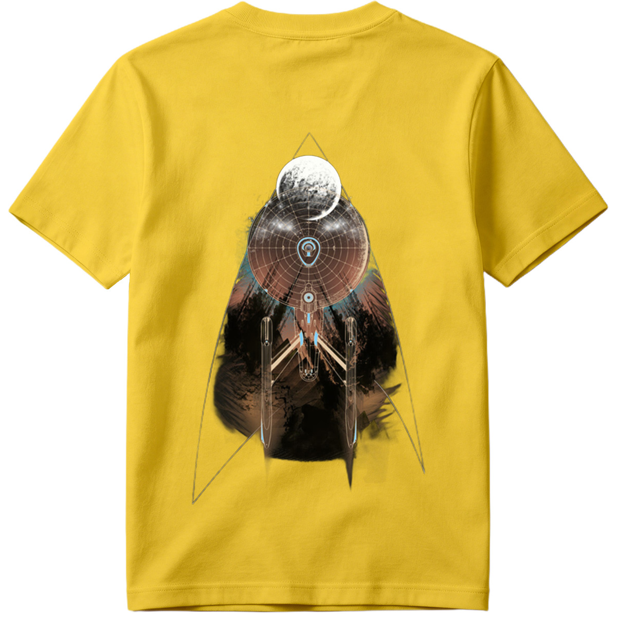 Star Trek: Enterprise and Moon - Tee