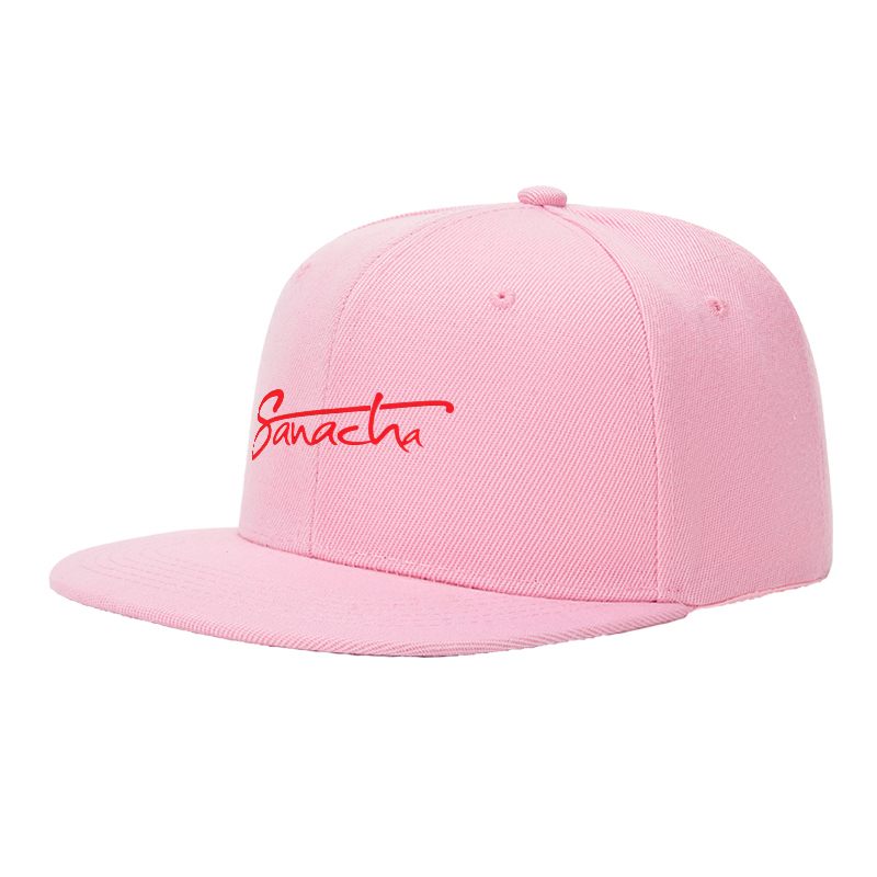 Flat Brim Baseball Cap Sanacha Signature Logo Print Streetwear Underground Skate Style for Basketball Court Skate Park Urban Lifestyle Hip Hop Riders and Streetwear Enthusiasts