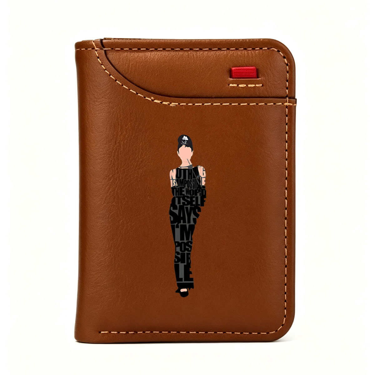 Nothing Is Impossible: The World Itself Says I'm Possible - Vertical Style Wallet