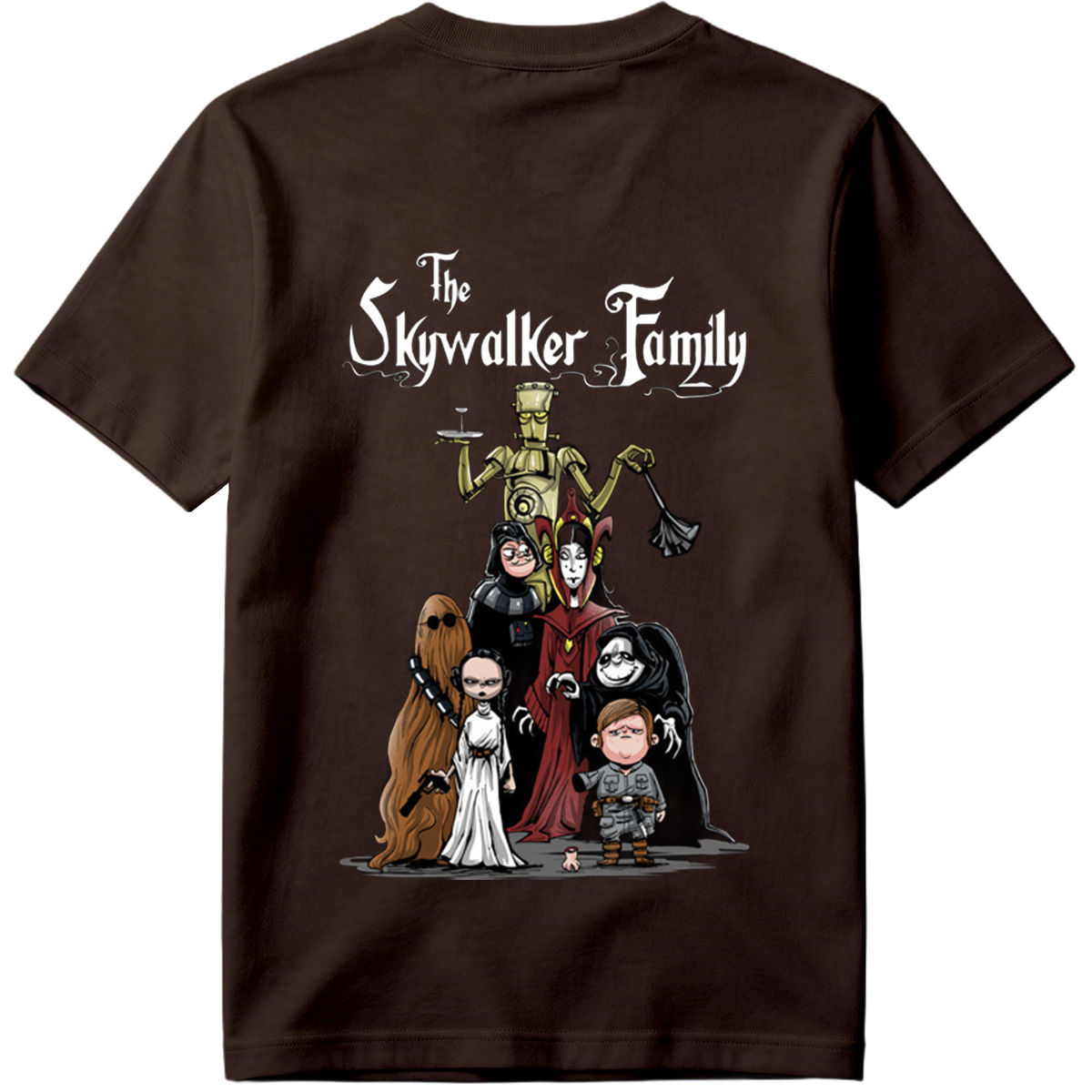 The Skywalker Family: Star Wars Characters Parody - Tee
