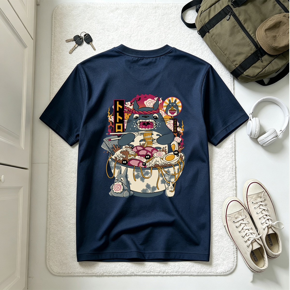 Totoro Ramen Bowl Art - Tee