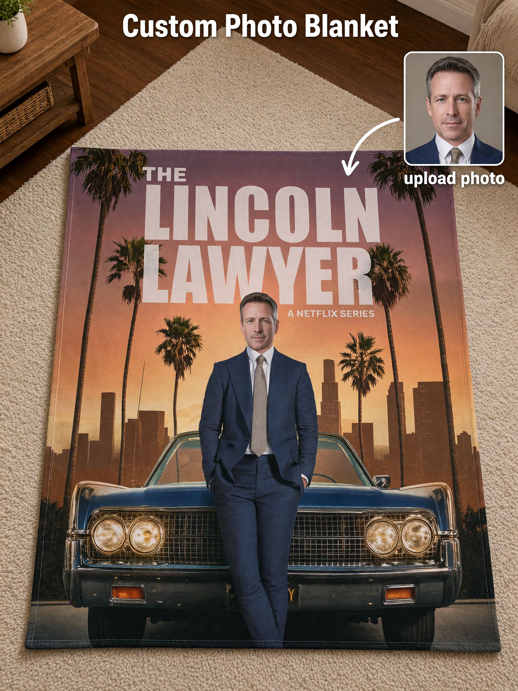 Custom Photo Flannel Fleece Blanket, Ultra Soft Throw for Sofa Bed, Ideal Personalized Gift for TV Drama Fans