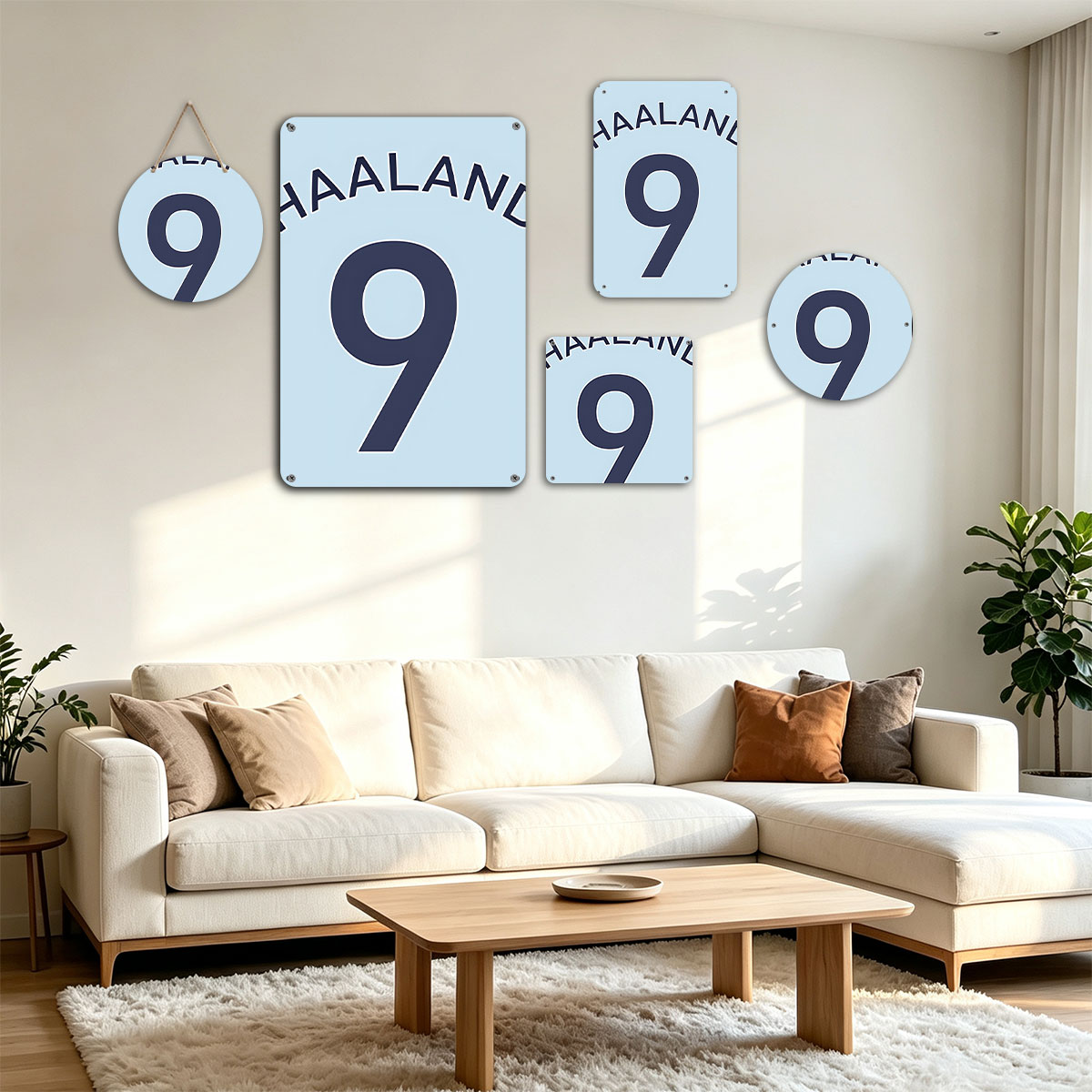Haaland 9 - Manchester City Football Jersey - painting
