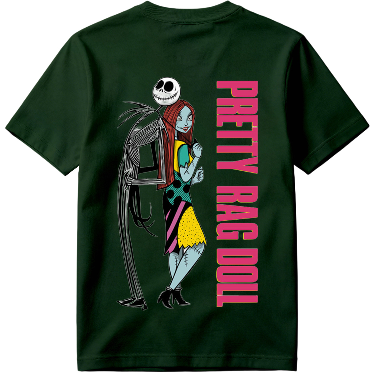 The Nightmare Before Christmas: Jack Skellington and Sally - Pretty Rag Doll - Tee