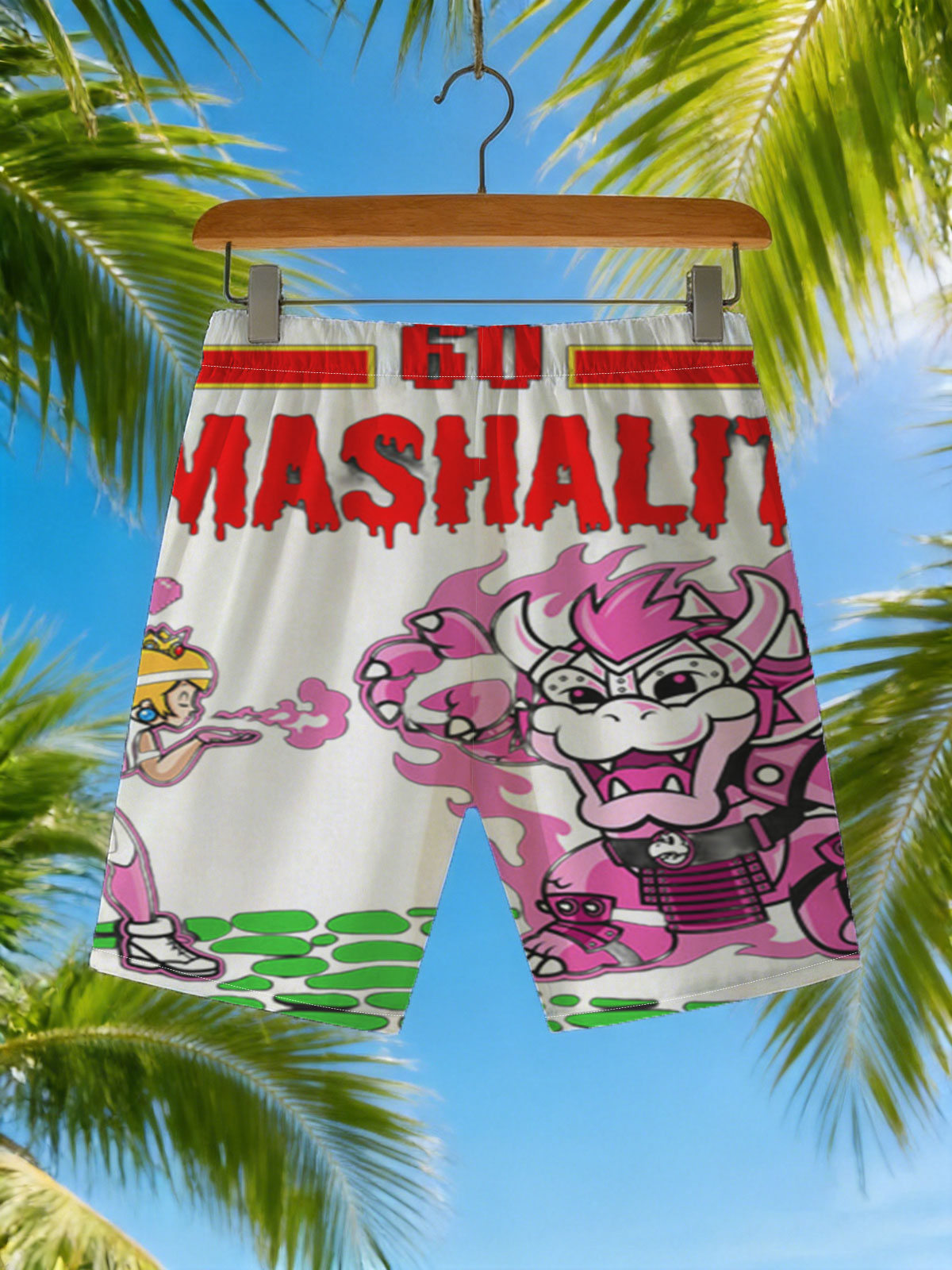 Peach Blade vs Koopa Kahn in Smashality Battle -  Beach shorts