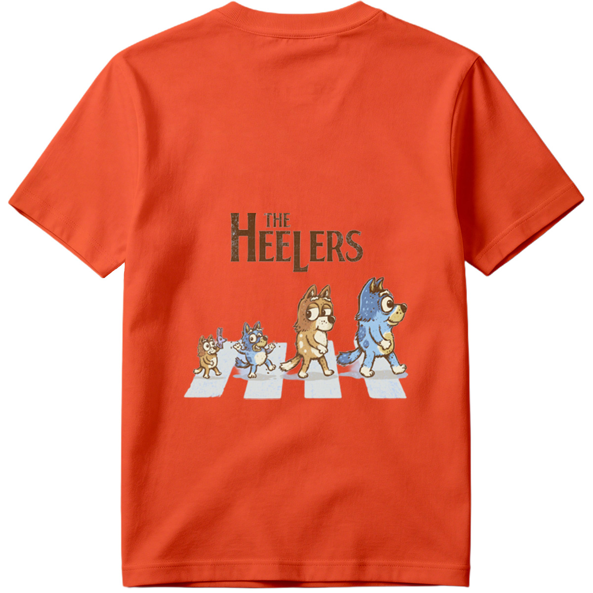 The Heelers: Bluey, Bingo, Bandit, and Mum Dog - Tee
