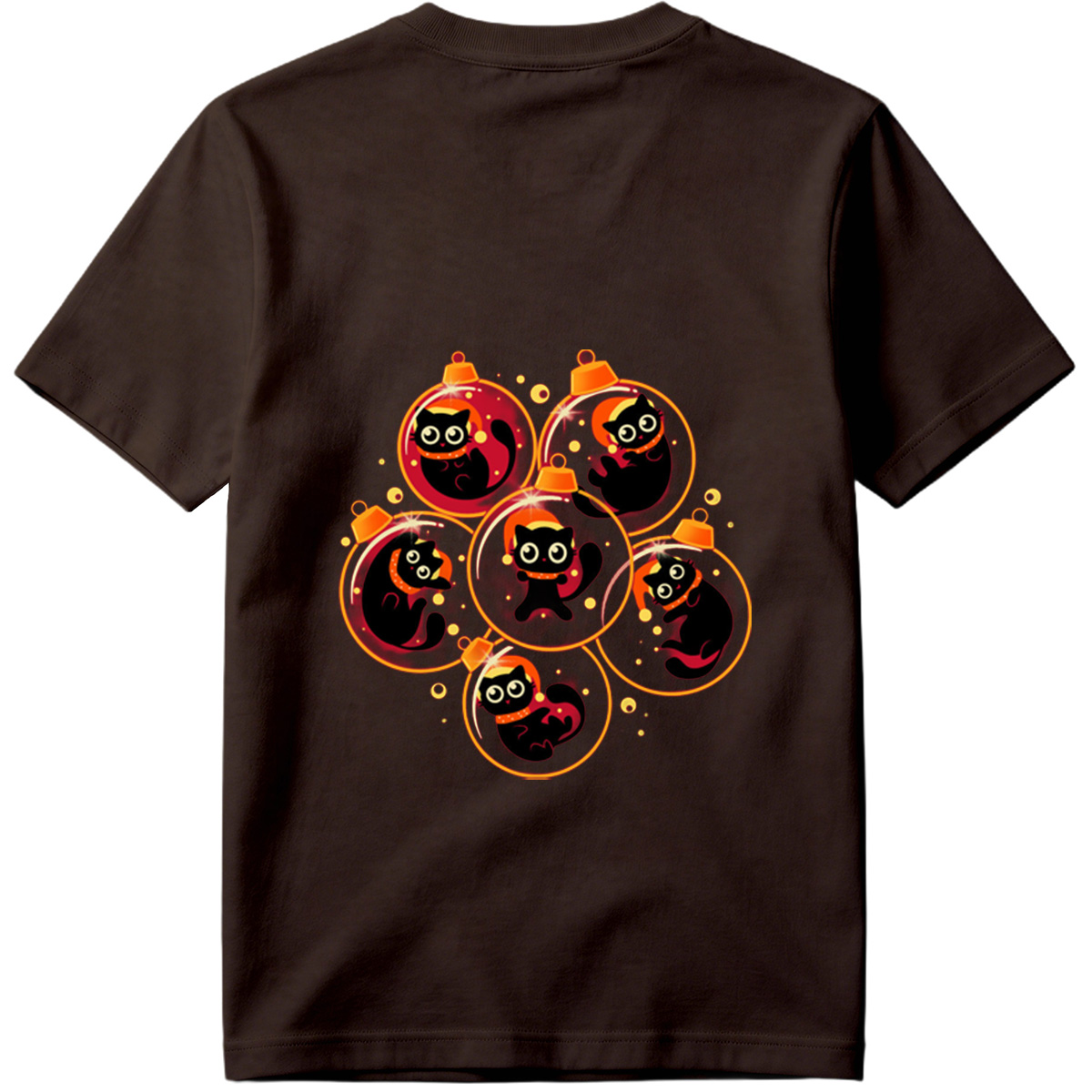 Black Cat Christmas Ornaments - Tee