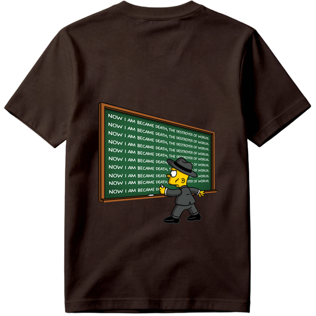 Simpsons Character Writes 