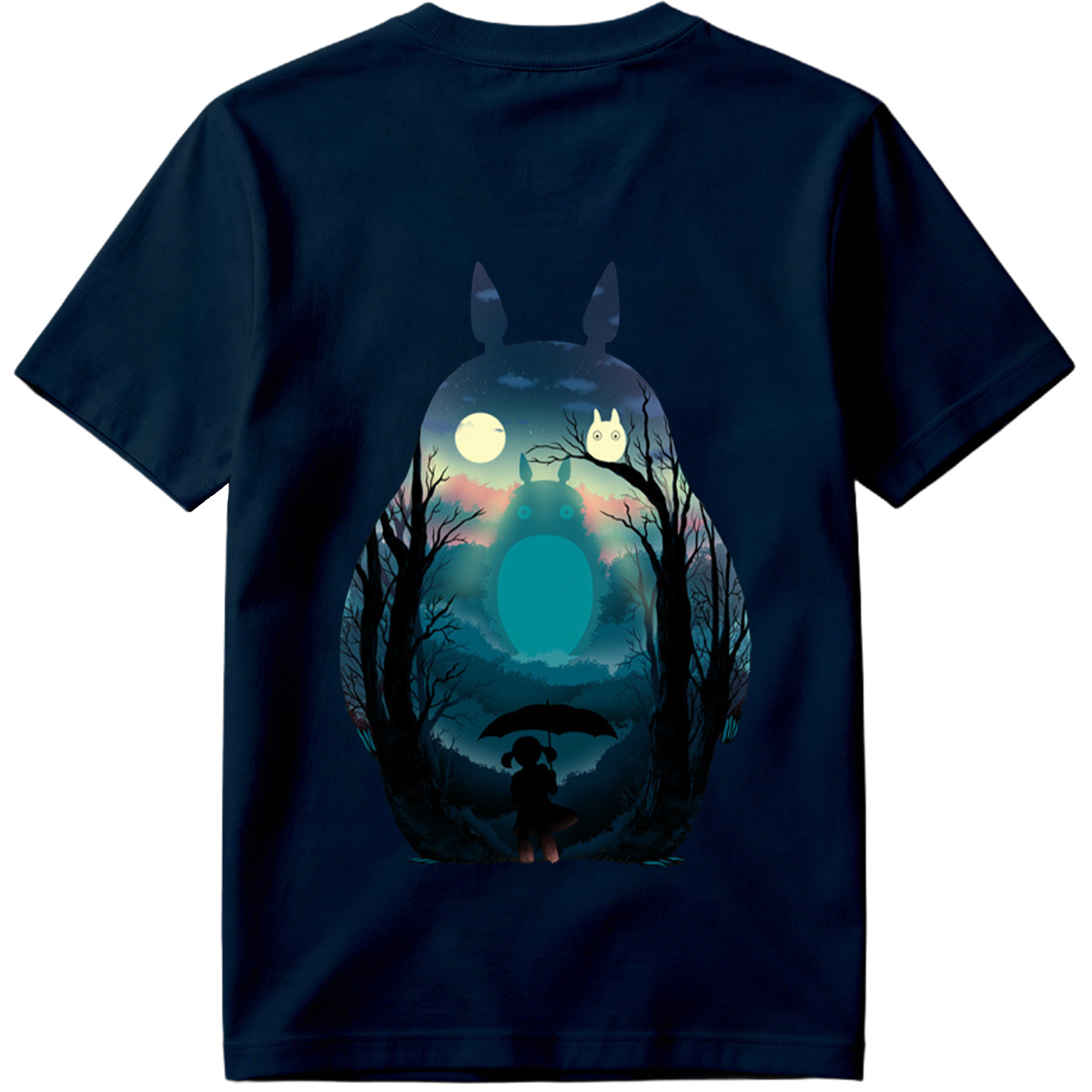 Totoro and the Moonlit Forest - Tee