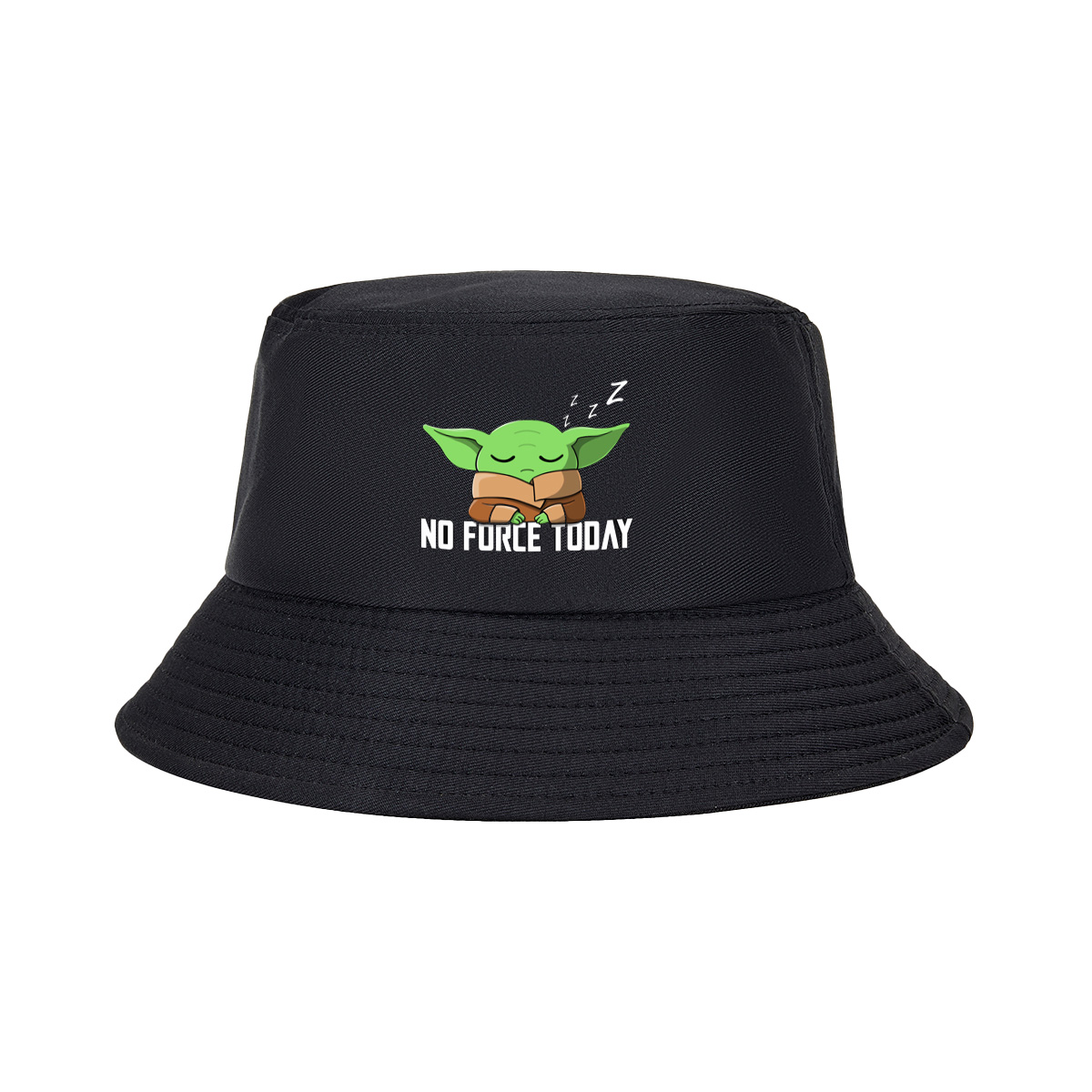 Baby Yoda Sleeping No Force Today - Fisherman's Hat