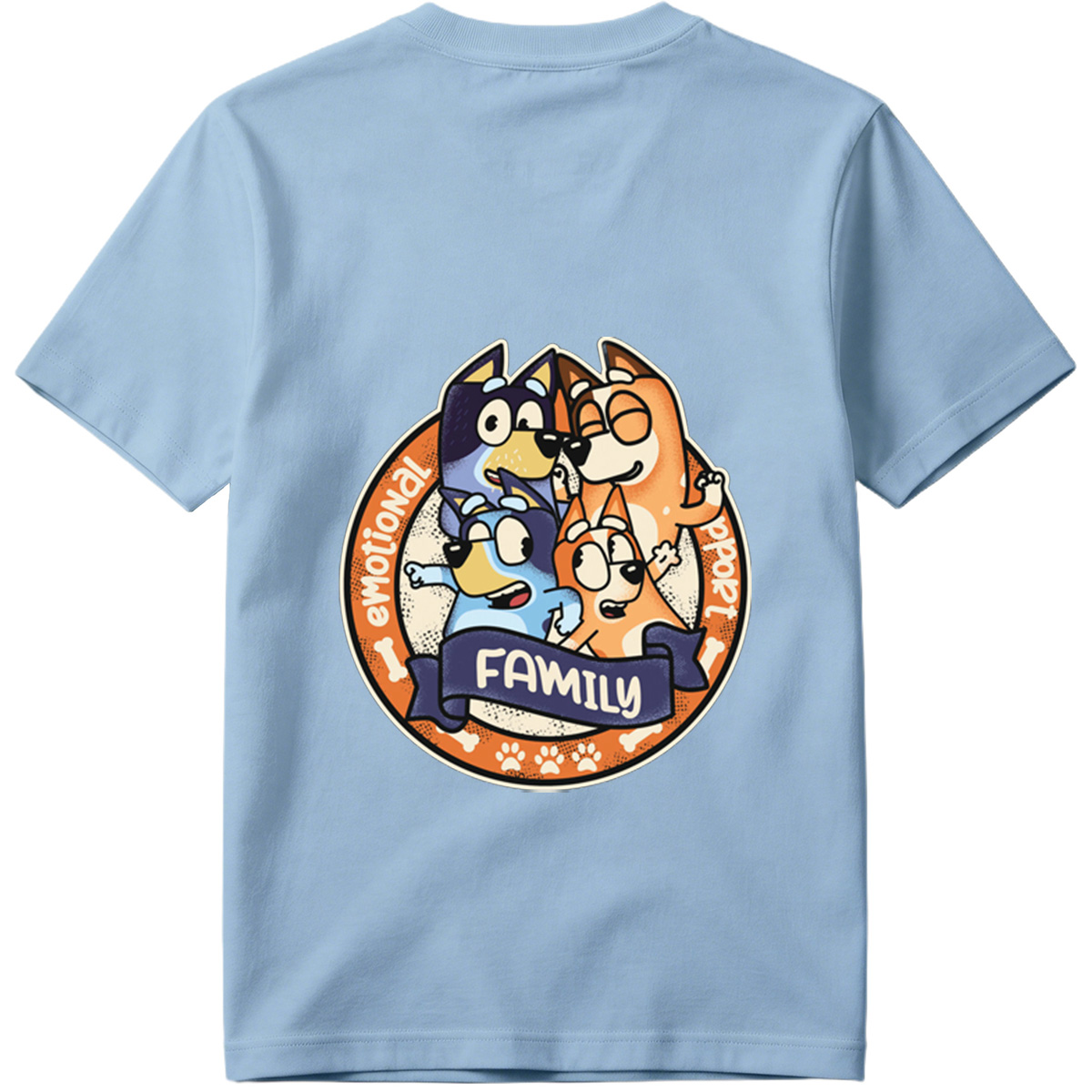 Bluey Family Emotional Support - Tee