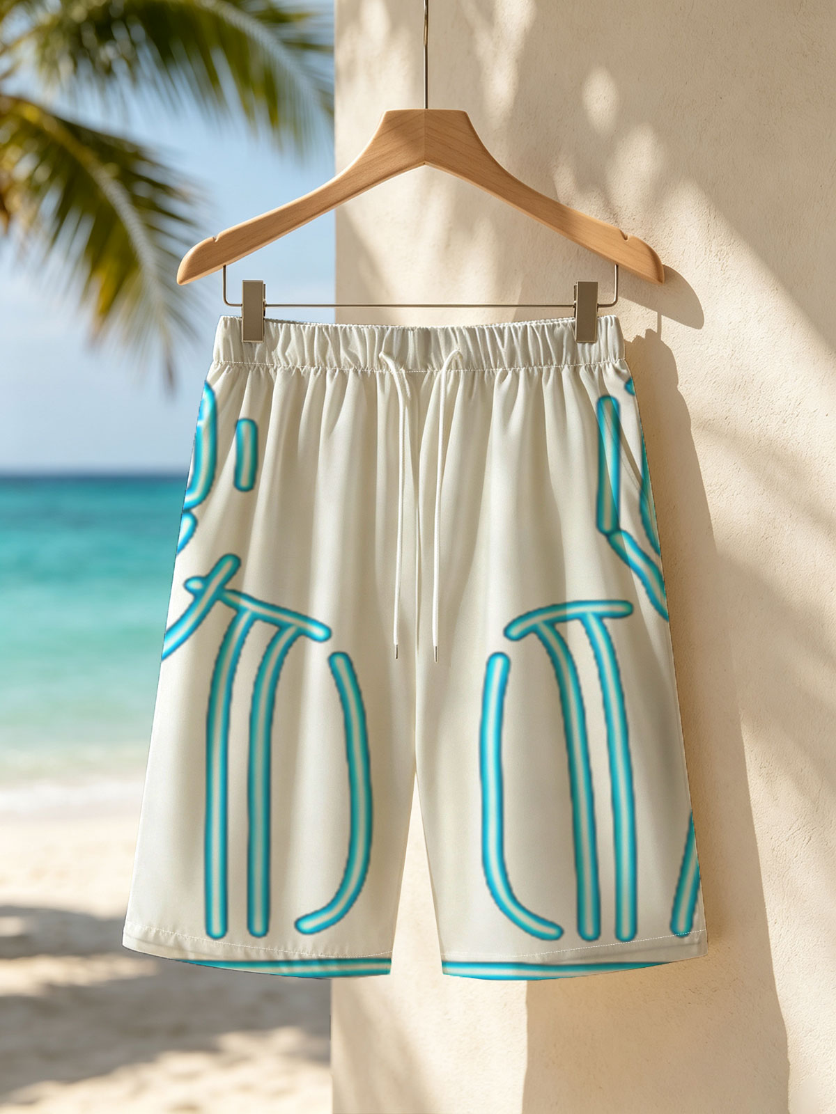 Daft Punk DJ Performance Outline -  Beach shorts