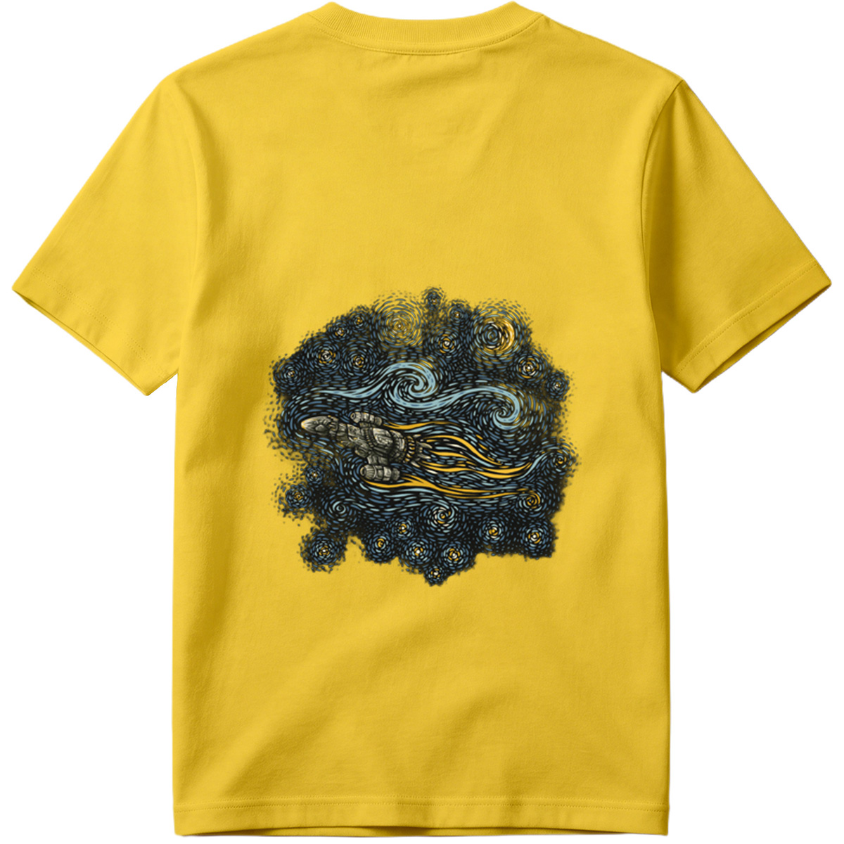 Cyberpunk Hand in Starry Night - Tee