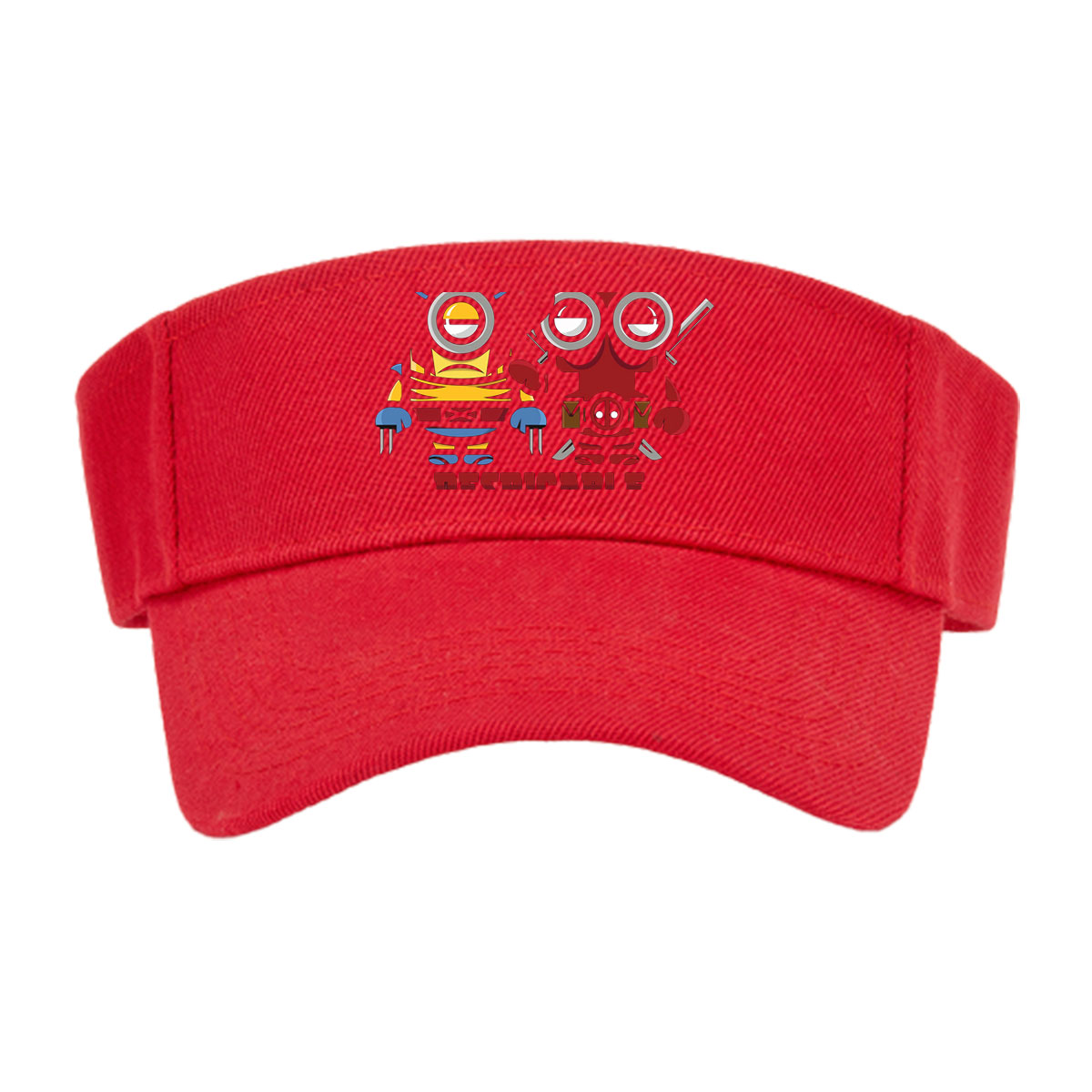 Despicable Friends: Minion & Deadpool Mashup -  Visor cap