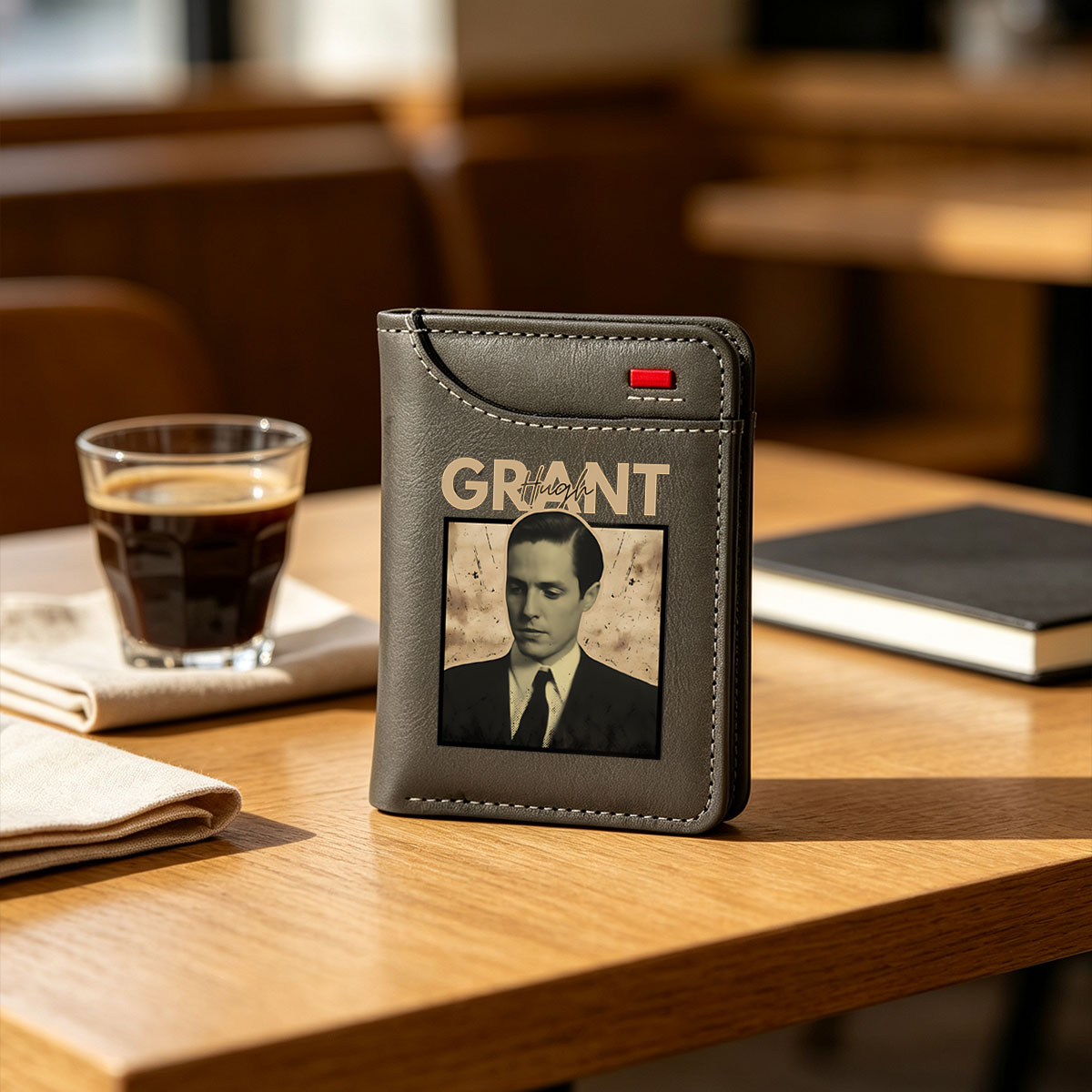 Hugh Grant: Classic Hollywood Portrait - Vertical Style Wallet