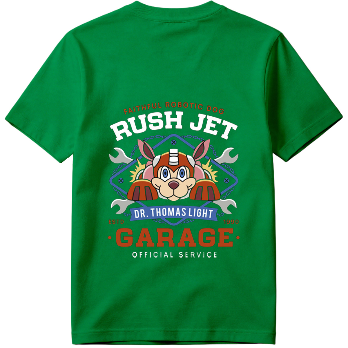 Rush Jet: Dr. Thomas Light Garage Official Service - Tee
