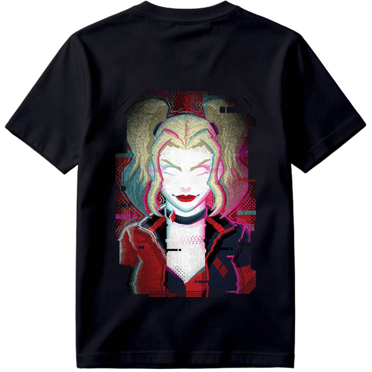 Harley Quinn: Glitch Portrait - Tee