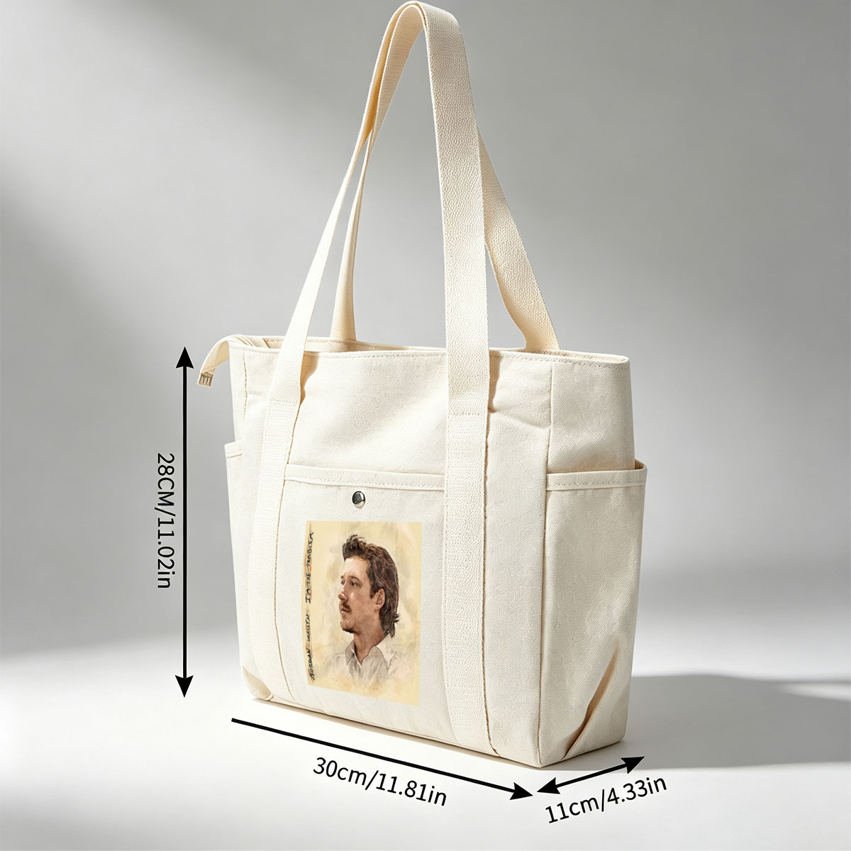 Morgan Wallen I'm the Problem Album Cover Art Portrait - Multi-pocket bags