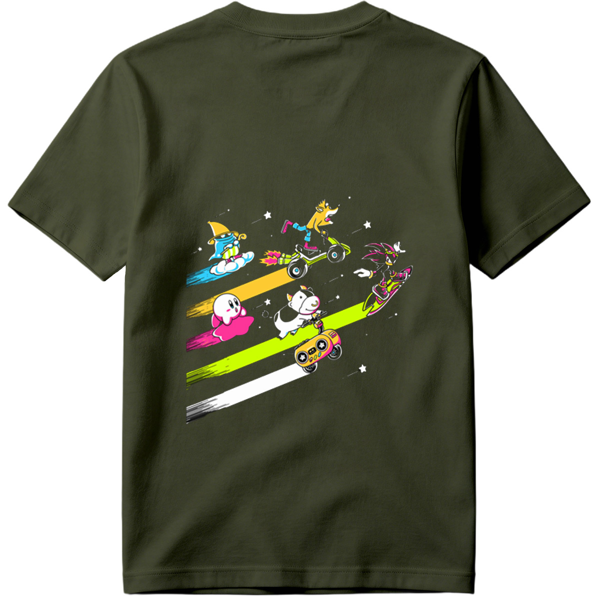 Sonic, Kirby, and Friends Racing Through Space - Tee
