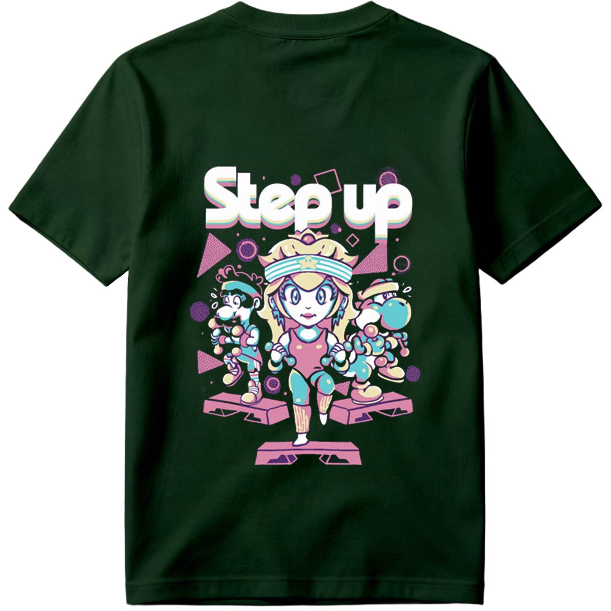 Step Up: Princess Peach, Mario, and Yoshi in Sync - Tee