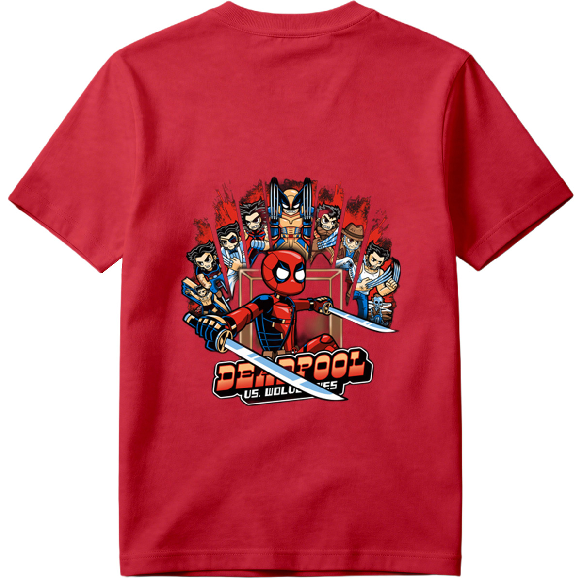 Deadpool vs. Wolverines - Tee